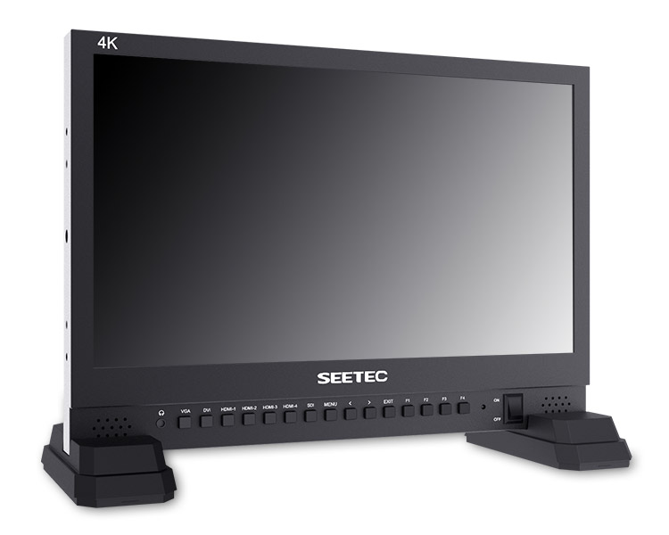 SEETEC 15.6" 4K Broadcast Monitor with IPS UHD 3840x2160 4xHDMI Quad