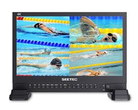SEETEC 15.6" 4K Broadcast Monitor with IPS UHD 3840x2160 4xHDMI Quad Split Display 4K156-9HSD