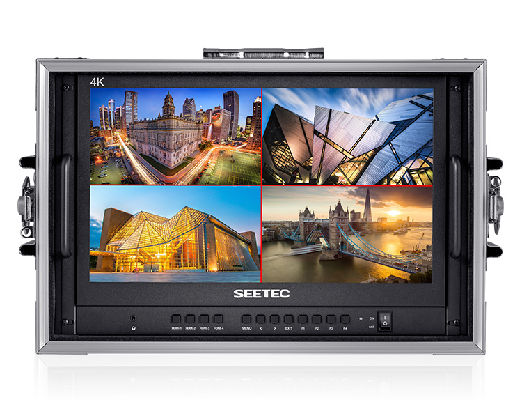 SEETEC ATEM156-CO 15.6” 4K HDMI Multiview Portable Carry-on Broadcast Director Monitor