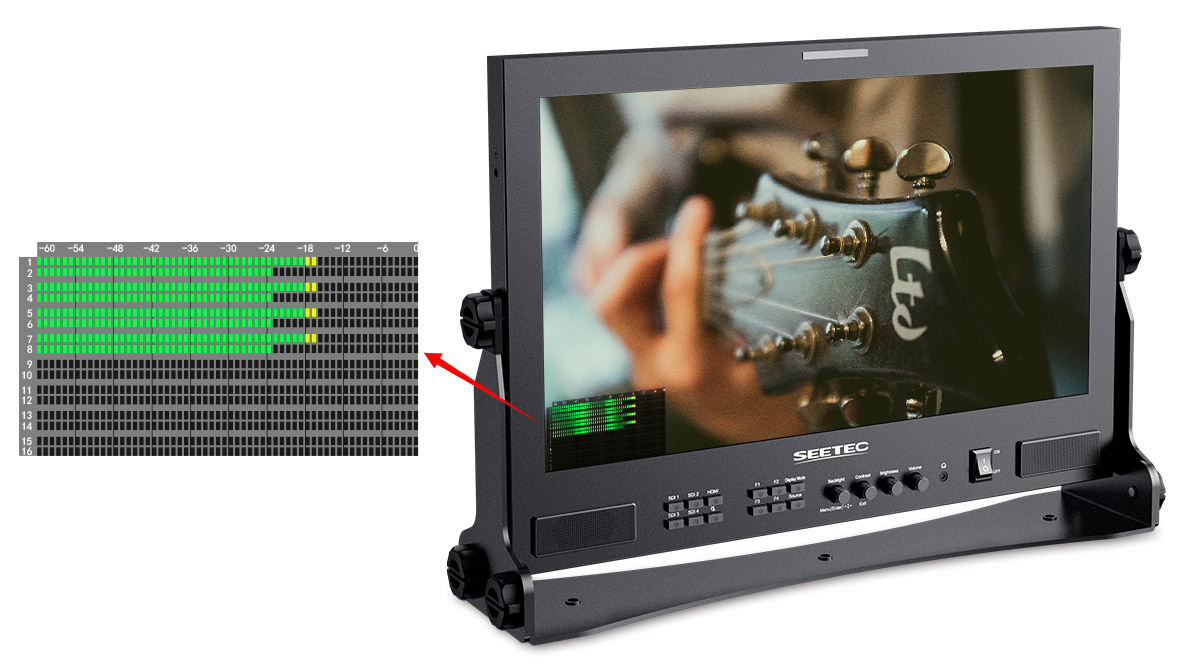 audio level meter monitor