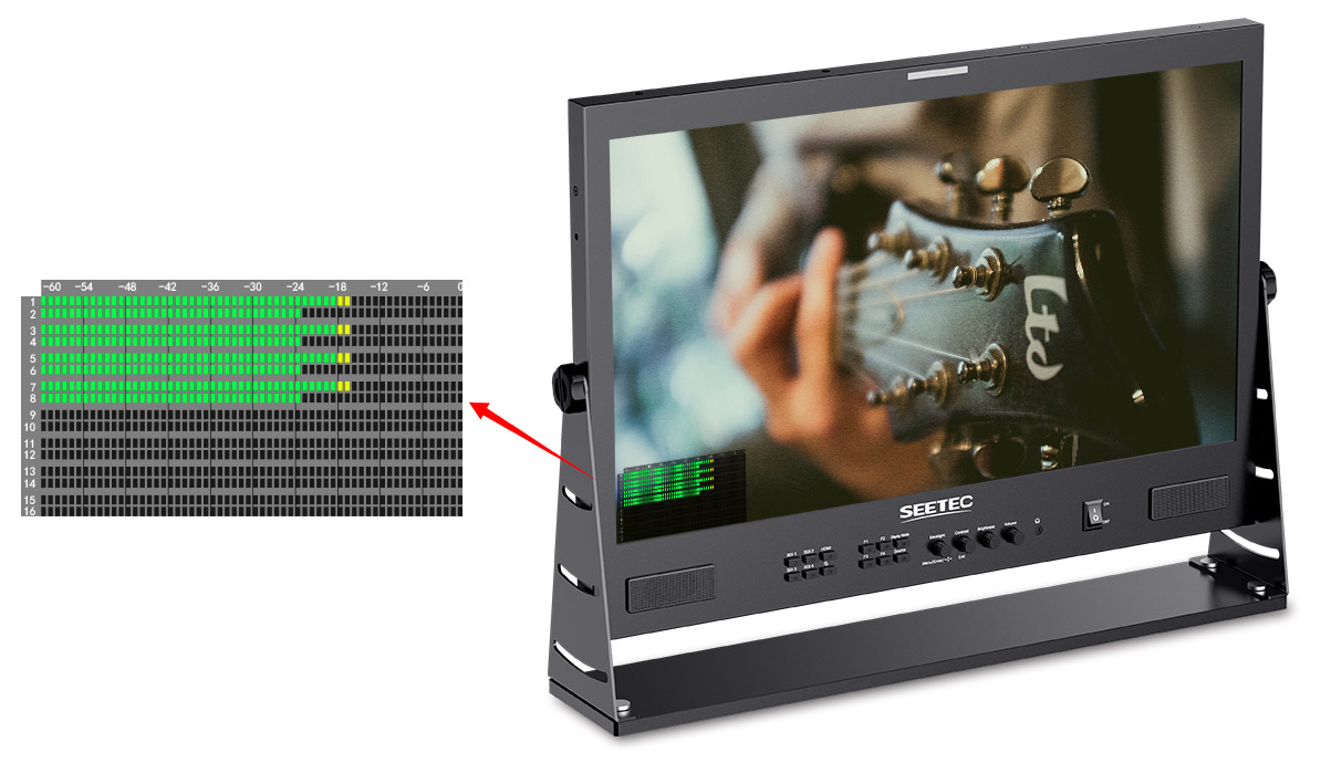 audio meter level monitor