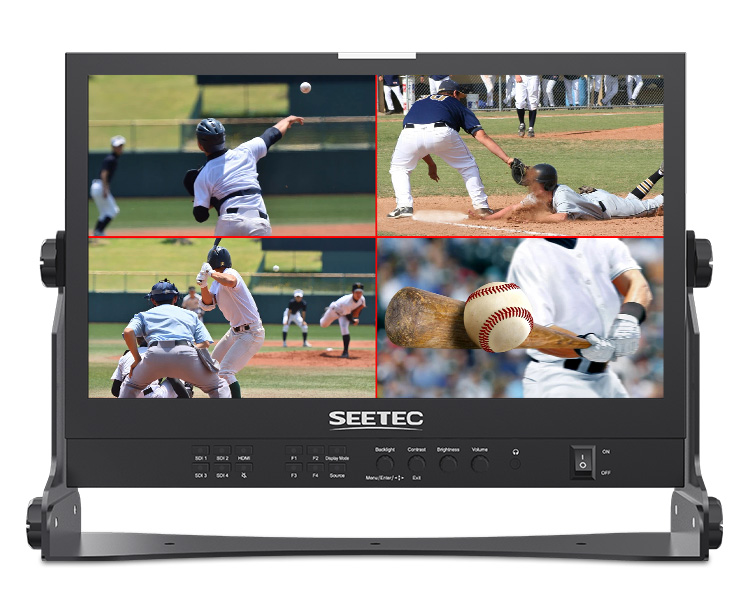 SEETEC ATEM156S 15.6 inch Multi-camera Broadcast Monitor 3G-SDI HDMI Full HD 1920x1080