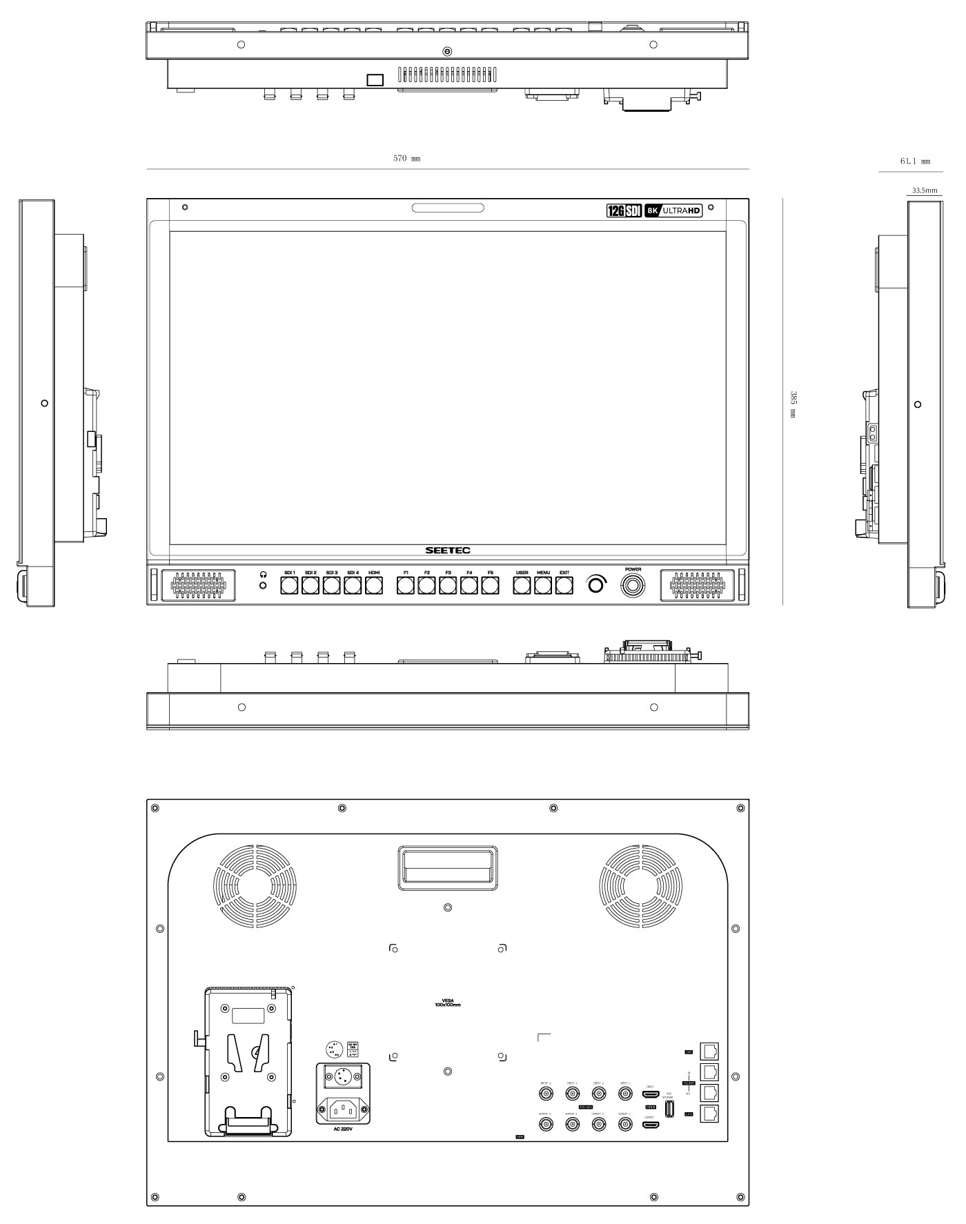 S24 dimension monitor